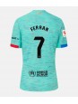 Moški Nogometna dresi replika Barcelona Ferran Torres #7 Tretji 2023-24 Kratek rokav